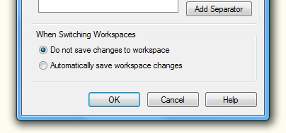 Do not save changes