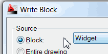 Write block