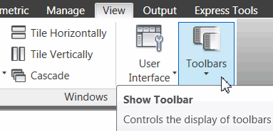 Show Toolbar
