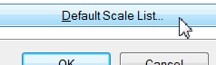 Default Scale List