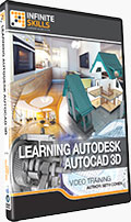 Learning Autodesk AutoCAD 3D Training DVD