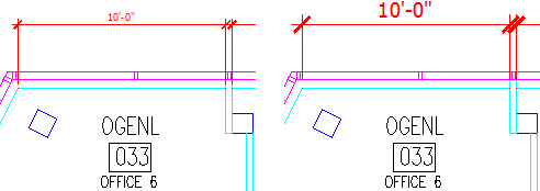 Before and after scale change