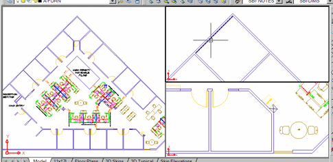 3 Model Space Viewports