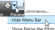 Turn off Menu Bar