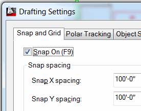 Drafting Settings