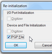 Re-initialization