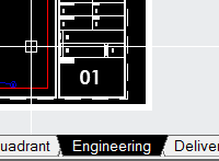 White crosshair