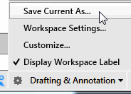 Save workspace