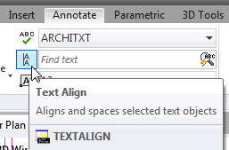 Align Text from the Ribbon