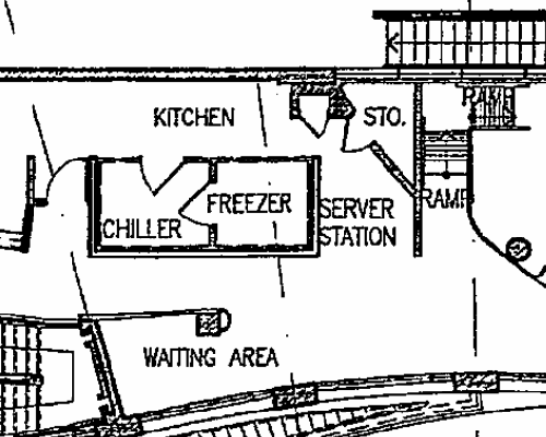 A scanned plan