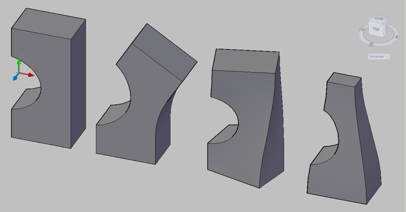 How to create a "flexible" model - AutoCAD 3D Modelling & Rendering ...