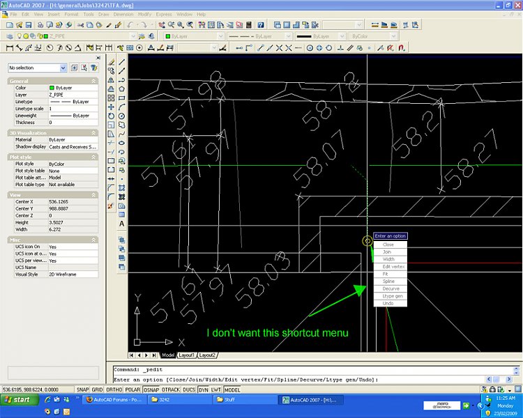 Shortcut Option Menus AutoCAD Beginners' Area AutoCAD Forums