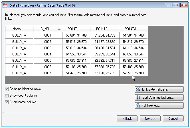 Broken data extraction. Data Extractor SAS.