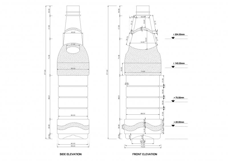 ArtStation - Quechua Water Bottle - AutoCAD 3D