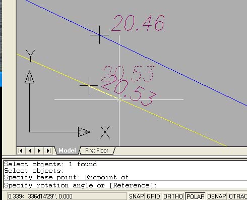 Align text to line - AutoCAD 2D Drafting, Object Properties & Interface