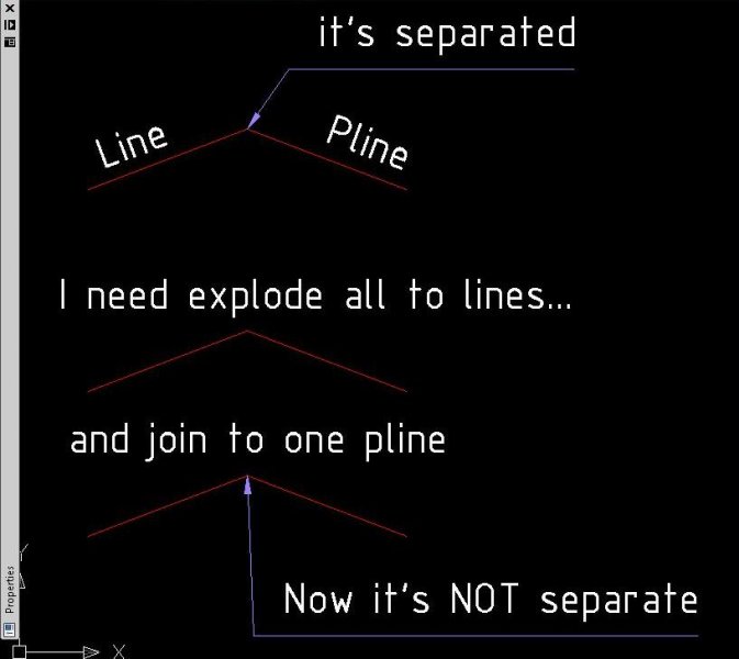 all lines to one pline - AutoLISP, Visual LISP & DCL - AutoCAD Forums