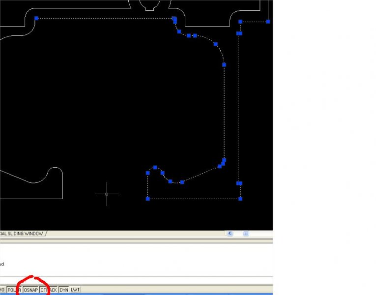 New lines automatically snap to nodes & midpoints in AutoCAD 2011