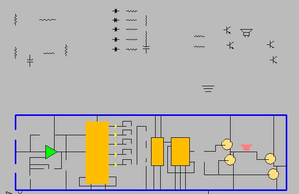 couldn't change the line weight of resistors, or change their color