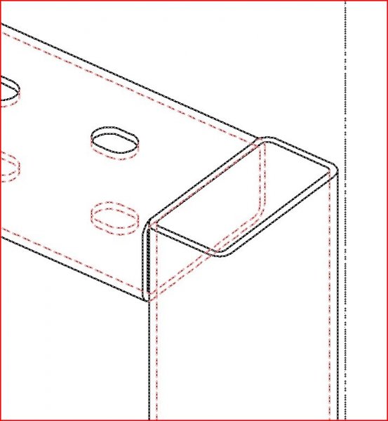 Showing rounded corners in viewport without so many lines? AutoCAD