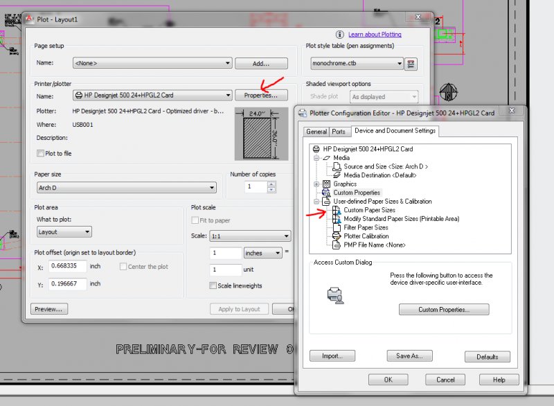 20x30 paper size in autocad image