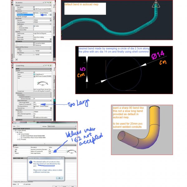 3d electrical conduits layout in a building AutoCAD 3D Modelling