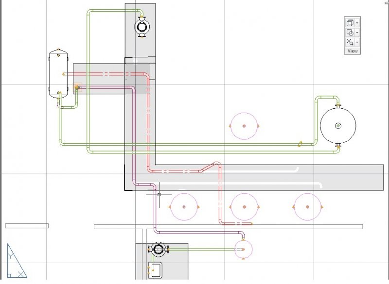 Showing vertical pipes in floor plan - MEP - AutoCAD Forums