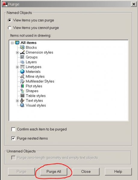 how to delete a block from the Insert block list - AutoCAD Drawing ...