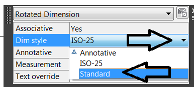 Cannot rotate dimension text to desired angle - AutoCAD 2D ...