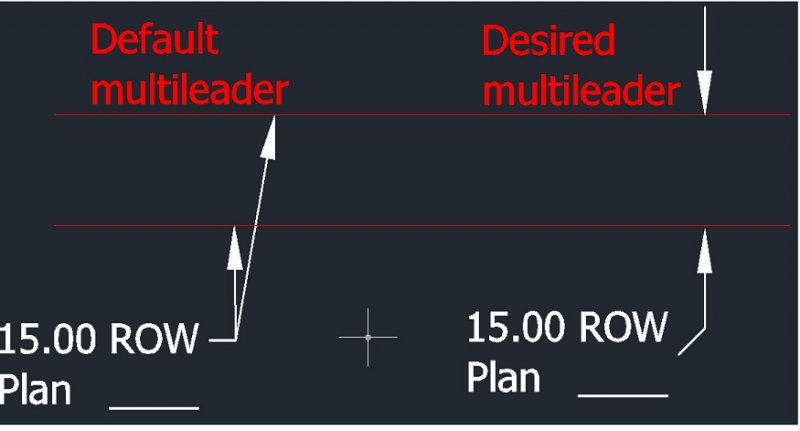 Perpendicular multileader advice - AutoLISP, Visual LISP & DCL