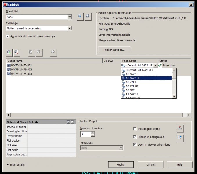 Print Multiple Tabs at once - AutoCAD Drawing Management & Output