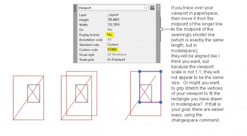 Fit viewport on a rectangle - AutoCAD Drawing Management & Output