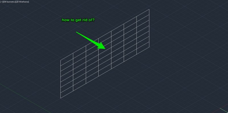 how to turn off grip/mesh in 2d wireframe mode - AutoCAD 3D ...