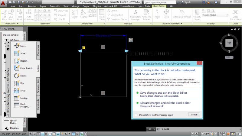 Dynamic Blocks - AutoCAD 2D Drafting, Object Properties & Interface ...