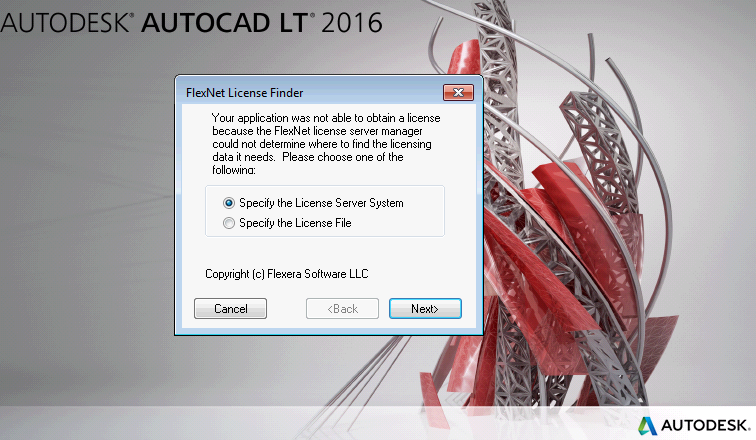 Autocad 2016 Lt Error Message Flexnet License Finder How To Fix