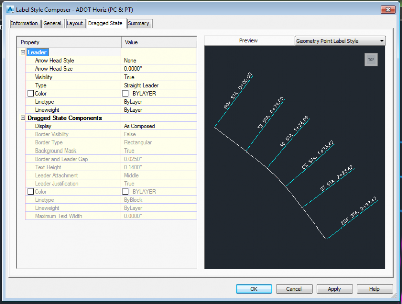 Question about Alignment labels Civil 3D & LDD AutoCAD Forums
