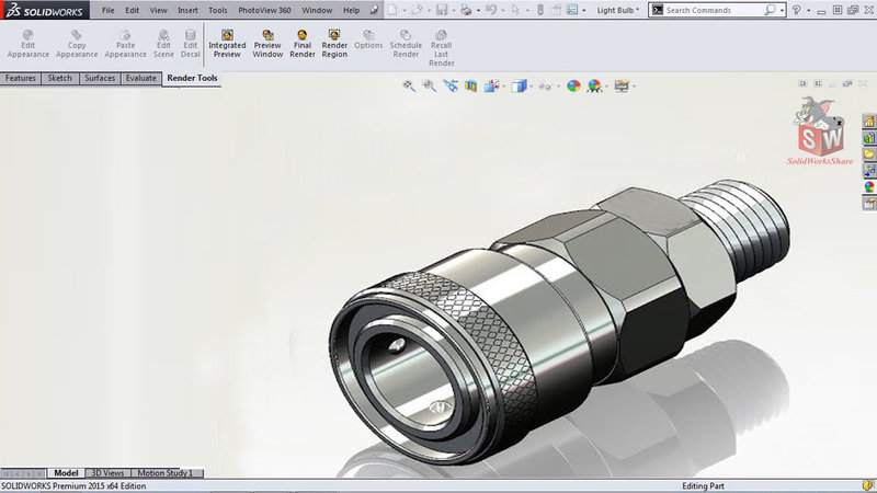 How to designl an Air quick coupler in SolidWorks-Solidworks share.jpg