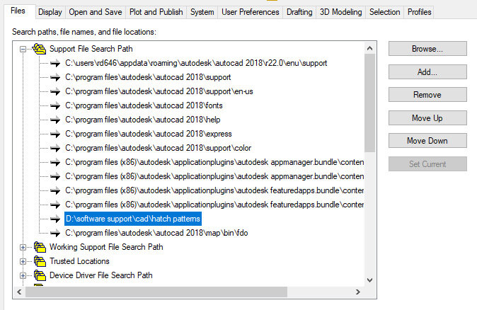 Installing hatch patterns .pat - AutoCAD LT - AutoCAD Forums