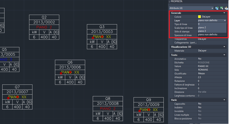 Group edit attribute properties - AutoCAD 2D Drafting, Object ...