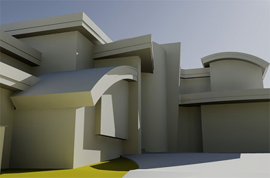 Architectural massing study